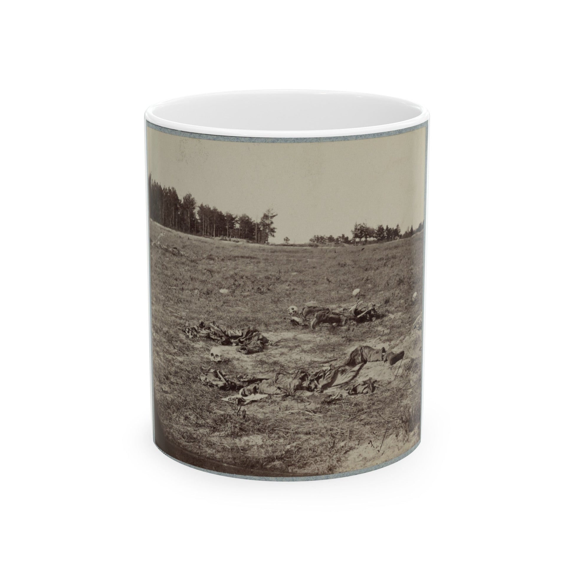 Battlefield Of Gaines' Mill, Va. (U.S. Civil War) White Coffee Mug-11oz-The Sticker Space