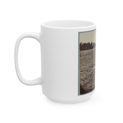 Battlefield Of Gaines' Mill, Va. (U.S. Civil War) White Coffee Mug-The Sticker Space