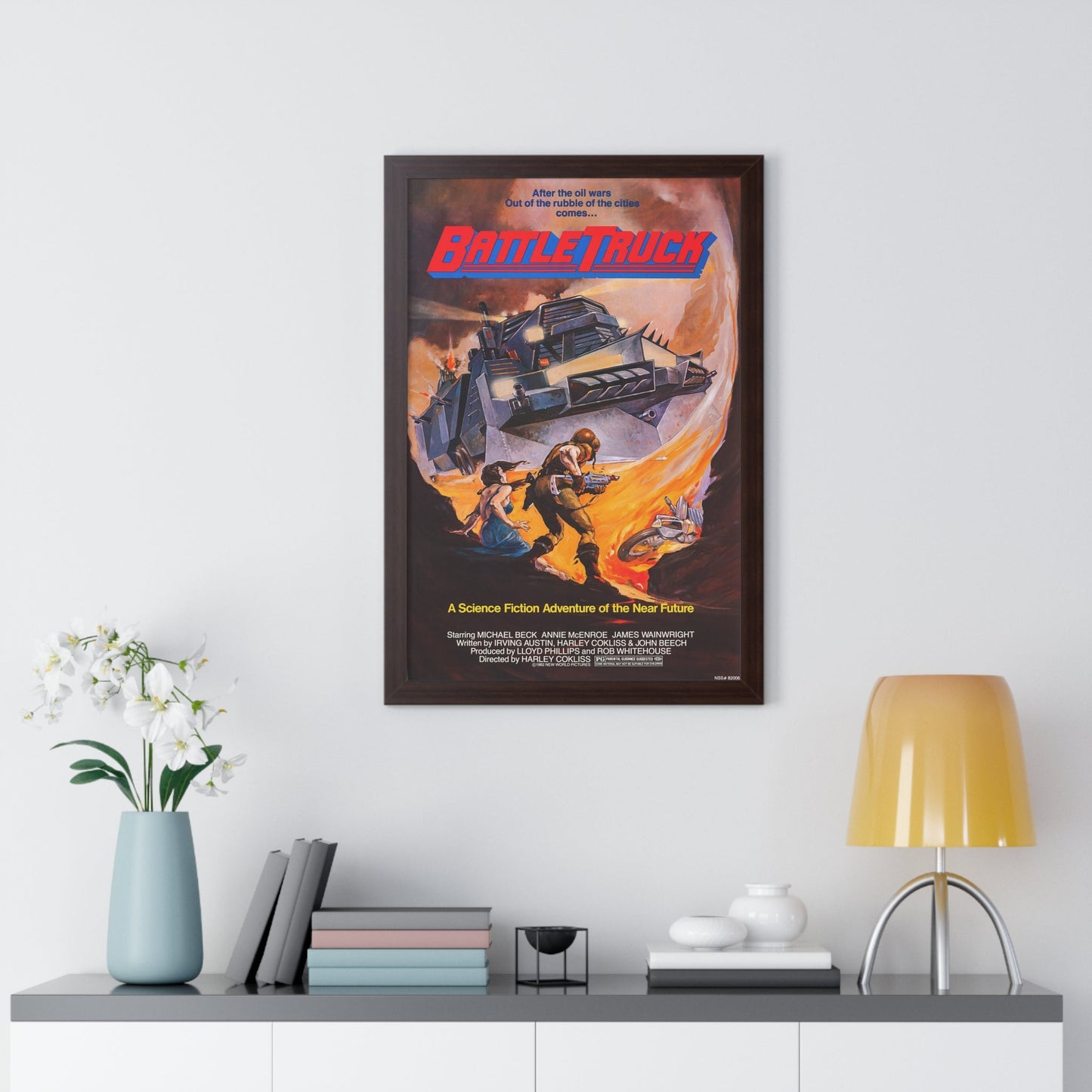 BATTLETRUCK (WARLORDS OF THE 21ST CENTURY) 1982 - Framed Movie Poster-The Sticker Space