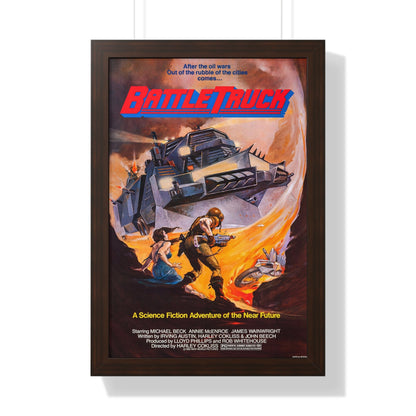 BATTLETRUCK (WARLORDS OF THE 21ST CENTURY) 1982 - Framed Movie Poster-16″ x 24″-The Sticker Space