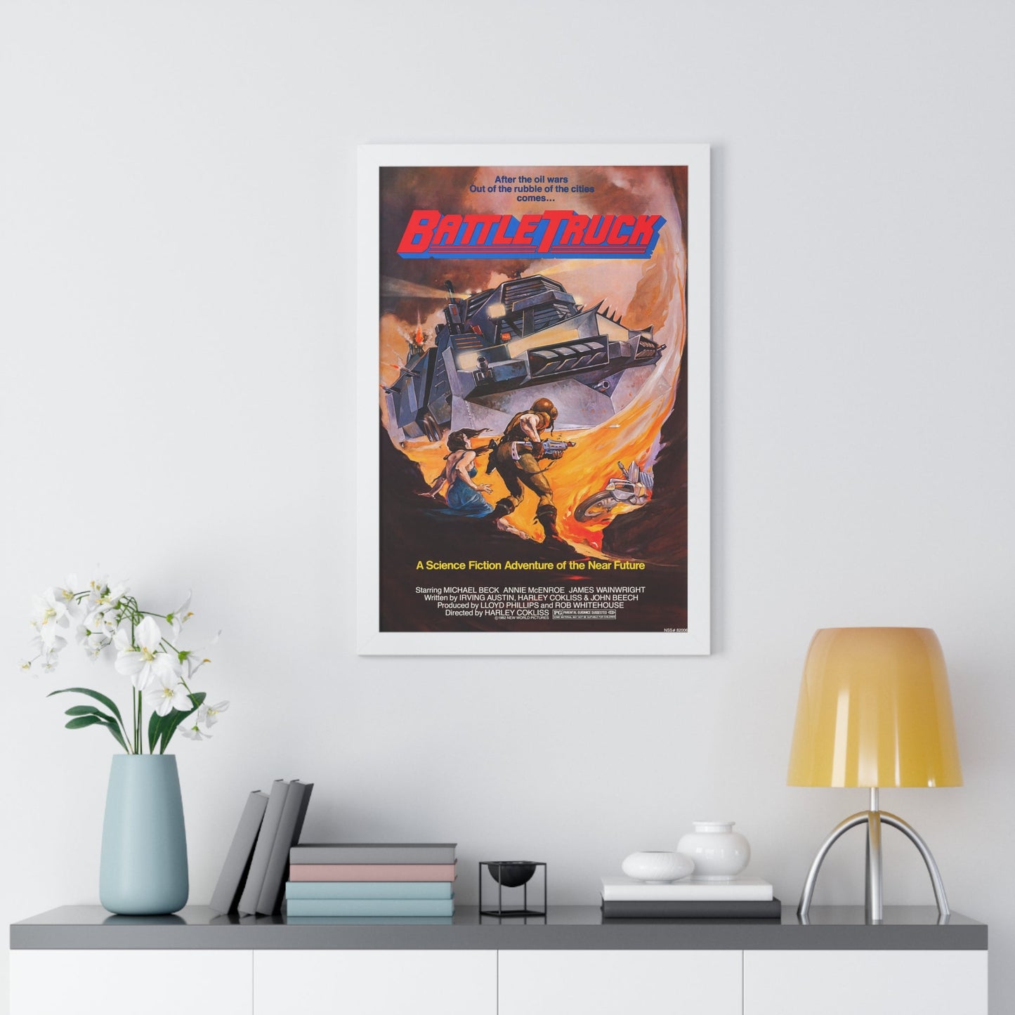 BATTLETRUCK (WARLORDS OF THE 21ST CENTURY) 1982 - Framed Movie Poster-The Sticker Space