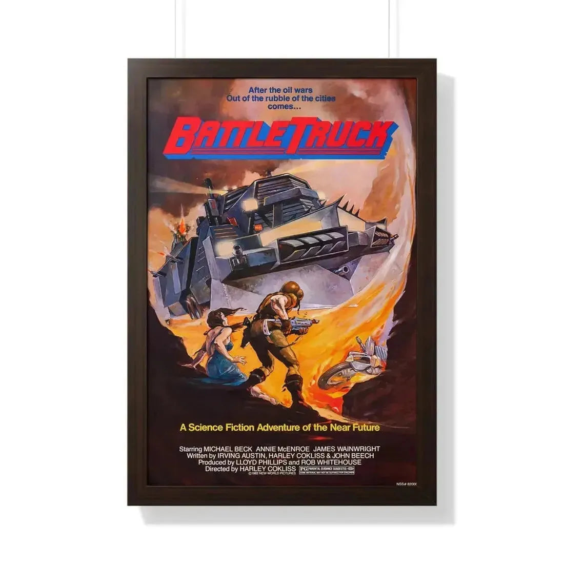 BATTLETRUCK (WARLORDS OF THE 21ST CENTURY) 1982 - Framed Movie Poster - The Sticker Space