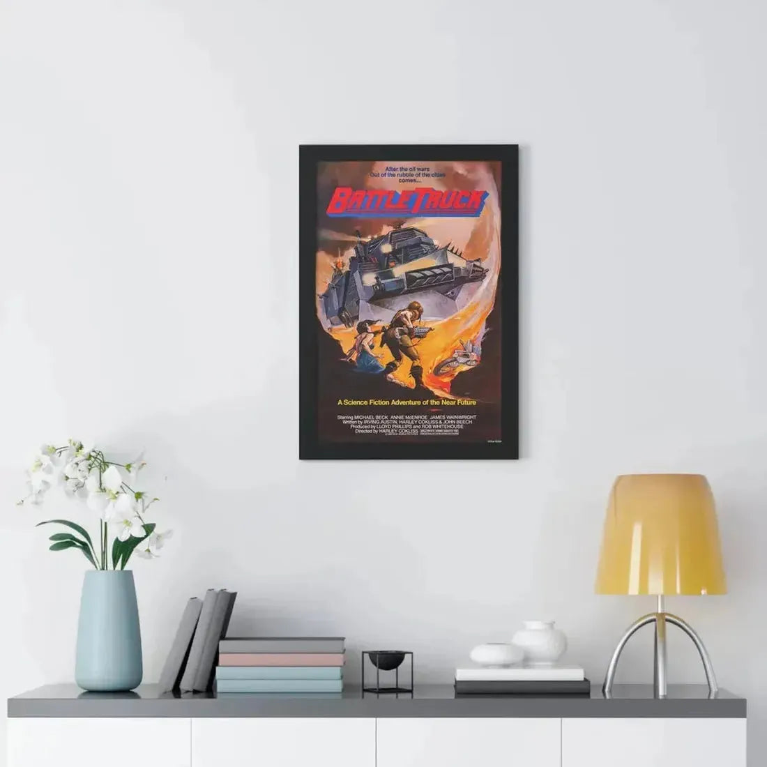 BATTLETRUCK (WARLORDS OF THE 21ST CENTURY) 1982 - Framed Movie Poster - The Sticker Space