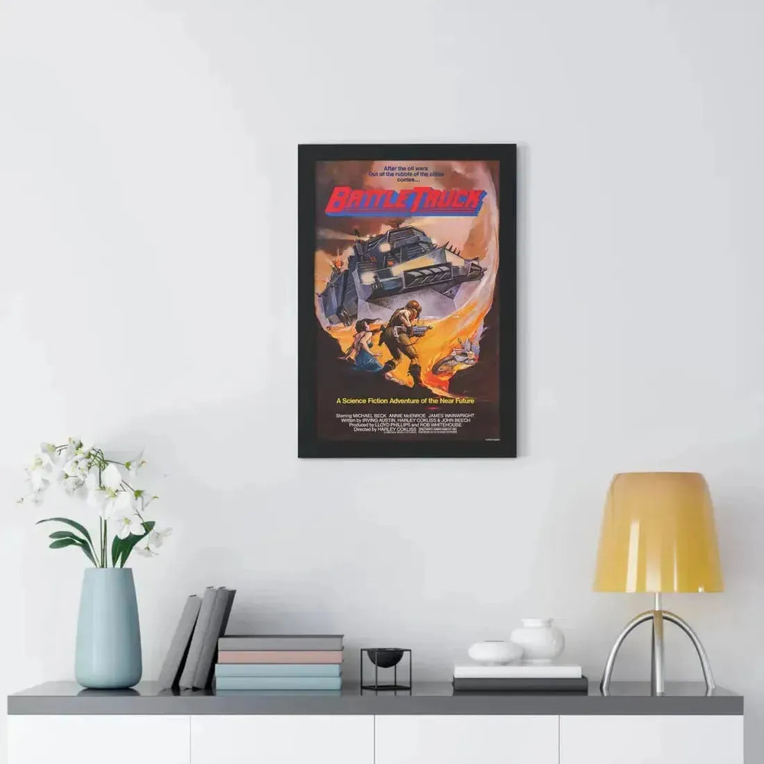 BATTLETRUCK (WARLORDS OF THE 21ST CENTURY) 1982 - Framed Movie Poster - The Sticker Space