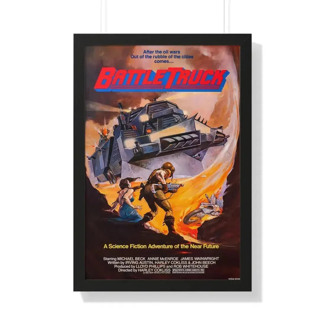 BATTLETRUCK (WARLORDS OF THE 21ST CENTURY) 1982 - Framed Movie Poster - The Sticker Space