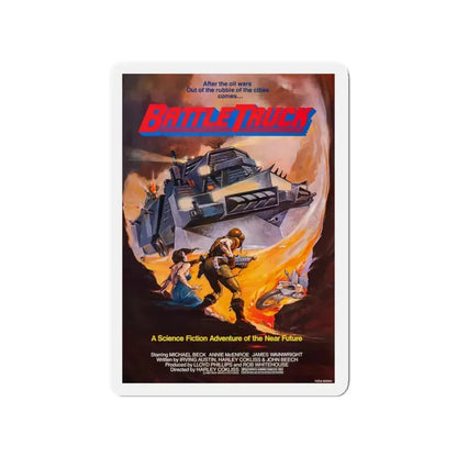 BATTLETRUCK (WARLORDS OF THE 21ST CENTURY) 1982 Movie Poster - Refrigerator Magnet 3 Inch - The Sticker Space