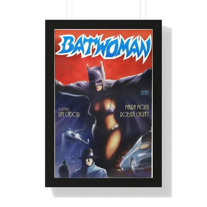 BATWOMAN 1968 - Framed Movie Poster 16″ x 24″ Black - The Sticker Space