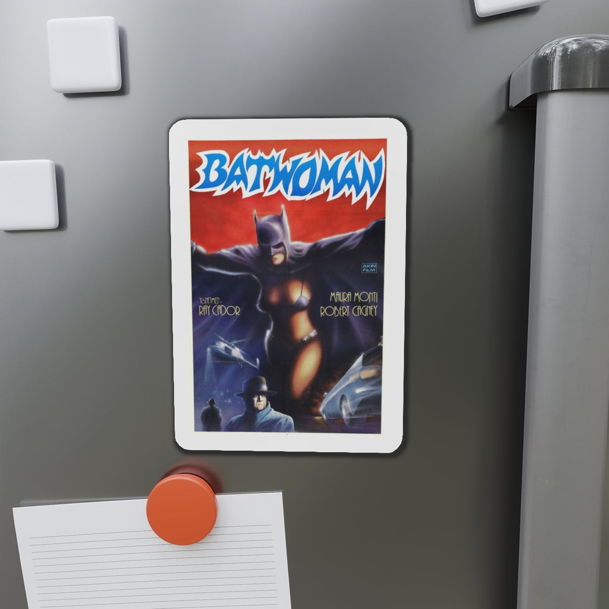 BATWOMAN 1968 Movie Poster - Die-Cut Magnet-The Sticker Space