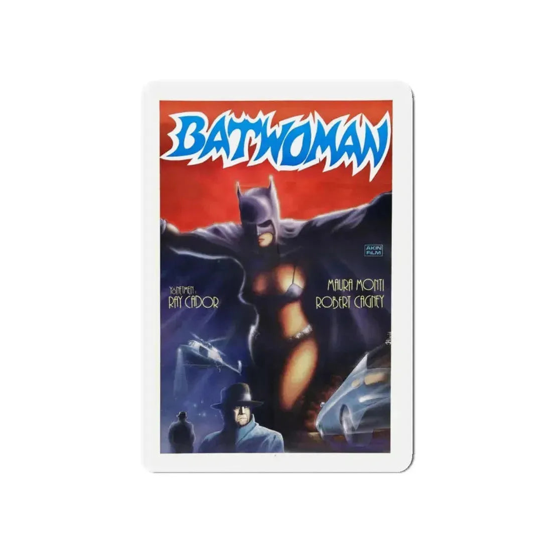 BATWOMAN 1968 Movie Poster - Refrigerator Magnet 5 Inch - The Sticker Space