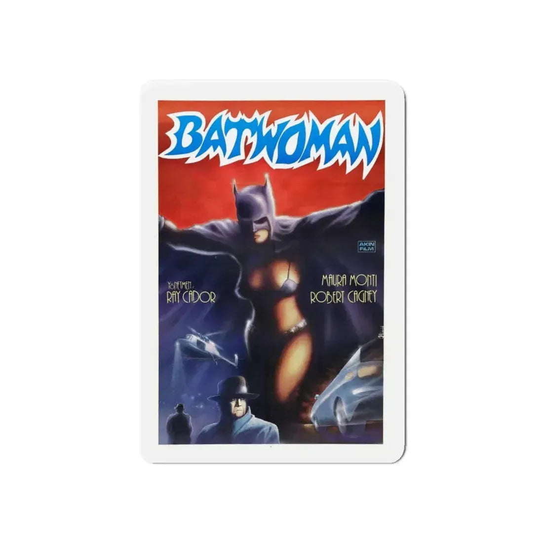 BATWOMAN 1968 Movie Poster - Refrigerator Magnet 6 Inch - The Sticker Space