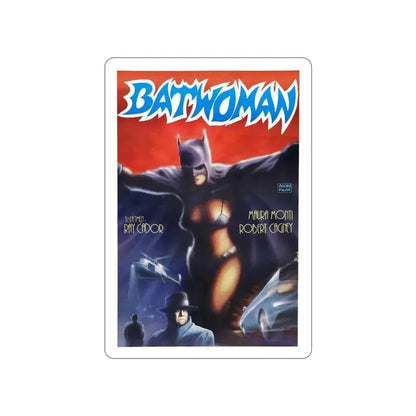 BATWOMAN 1968 Movie Poster STICKER Vinyl Die-Cut Decal 3 Inch - The Sticker Space