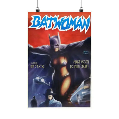 BATWOMAN 1968 - Paper Movie Poster 12″ x 18″ Matte - The Sticker Space