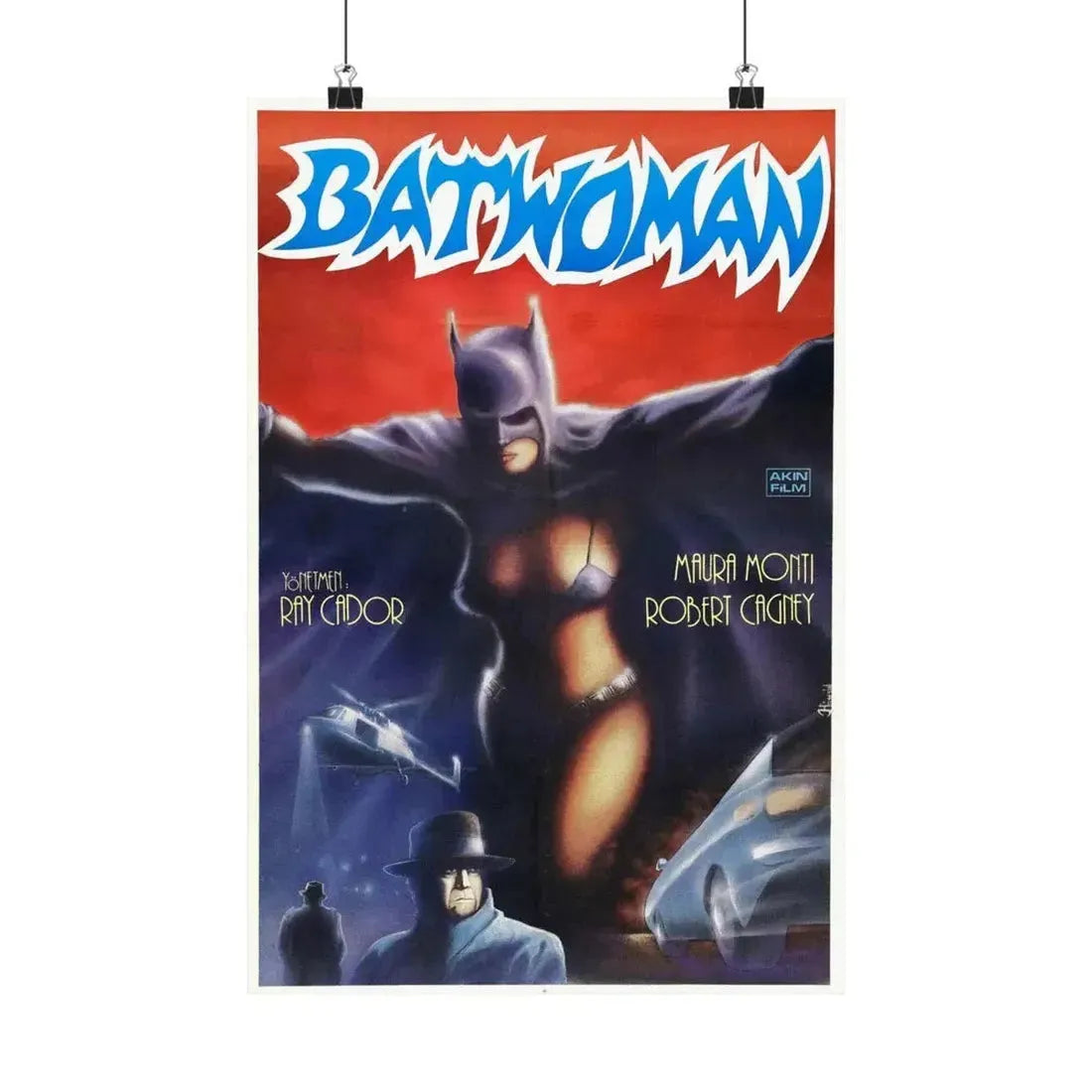 BATWOMAN 1968 - Paper Movie Poster - The Sticker Space