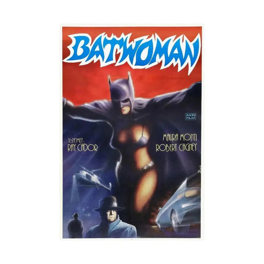 BATWOMAN 1968 - Paper Movie Poster - The Sticker Space