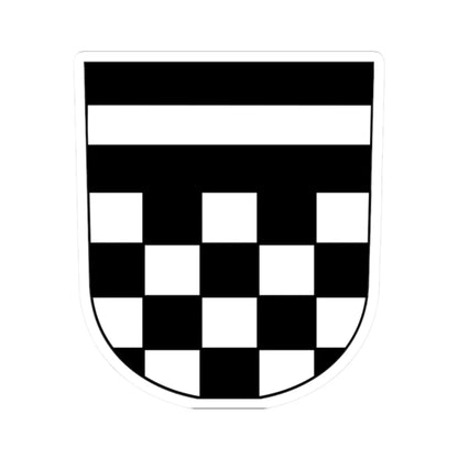 Batzberg-ZH-blazon (Switzerland) (Coat of Arms) STICKER Vinyl Kiss-Cut Decal 2 Inch White - The Sticker Space