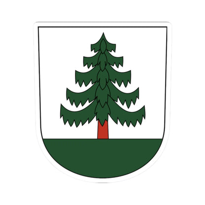 Bauma-blazon (Switzerland) (Coat of Arms) STICKER Vinyl Kiss-Cut Decal 2 Inch White - The Sticker Space