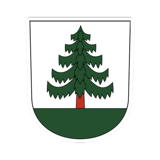 Bauma-blazon (Switzerland) (Coat of Arms) STICKER Vinyl Kiss-Cut Decal 2 Inch White - The Sticker Space