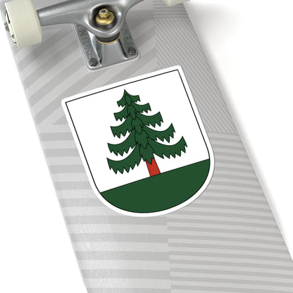 Bauma-blazon (Switzerland) (Coat of Arms) STICKER Vinyl Kiss-Cut Decal - The Sticker Space