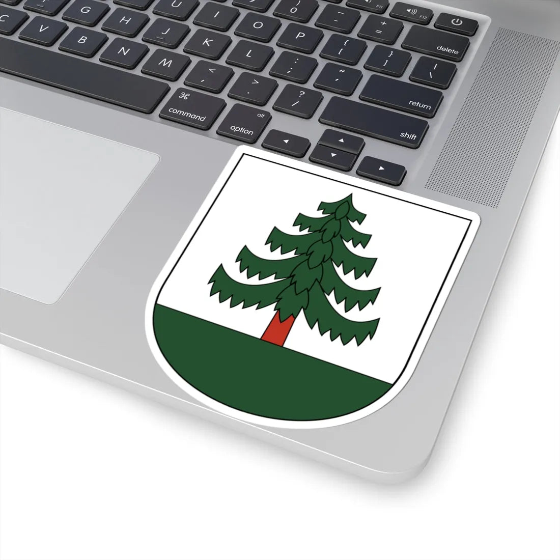 Bauma-blazon (Switzerland) (Coat of Arms) STICKER Vinyl Kiss-Cut Decal - The Sticker Space