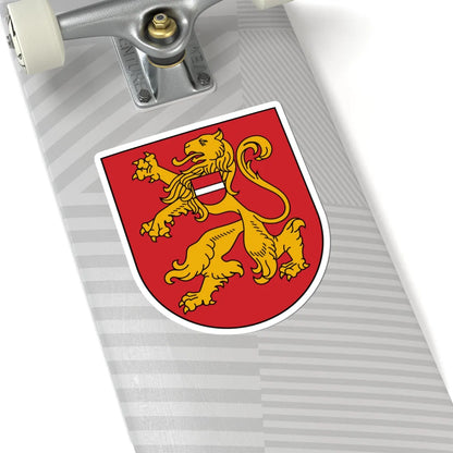 Bauska COA (Latvia) (Coat of Arms) STICKER Vinyl Kiss-Cut Decal - The Sticker Space