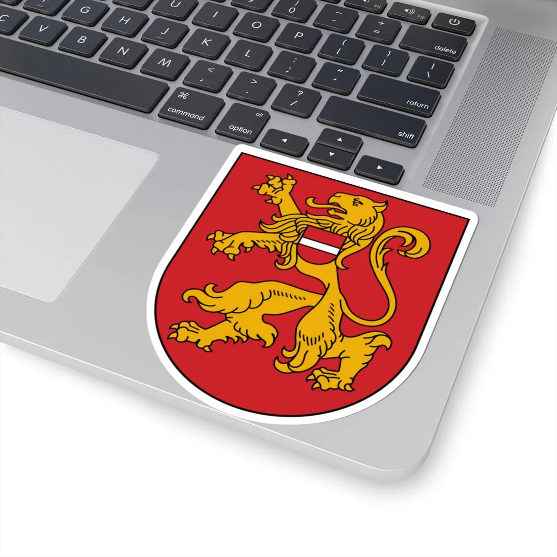 Bauska COA (Latvia) (Coat of Arms) STICKER Vinyl Kiss-Cut Decal - The Sticker Space