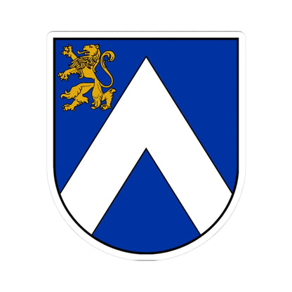 Bauskas novads COA (Latvia) (Coat of Arms) STICKER Vinyl Kiss-Cut Decal 3 Inch White - The Sticker Space