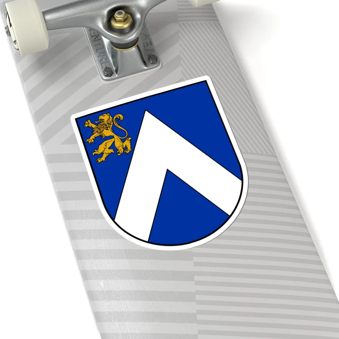 Bauskas novads COA (Latvia) (Coat of Arms) STICKER Vinyl Kiss-Cut Decal - The Sticker Space