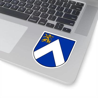 Bauskas novads COA (Latvia) (Coat of Arms) STICKER Vinyl Kiss-Cut Decal - The Sticker Space