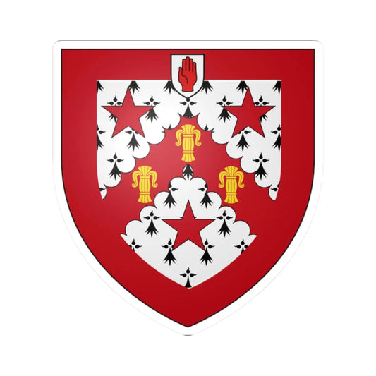 Baxster Baronets of Kilmaron arms (Scotland) (Coat of Arms) STICKER Vinyl Kiss-Cut Decal 2 Inch White - The Sticker Space