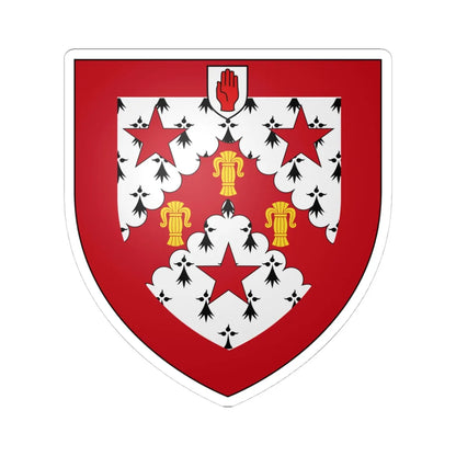 Baxster Baronets of Kilmaron arms (Scotland) (Coat of Arms) STICKER Vinyl Kiss-Cut Decal 4 Inch White - The Sticker Space