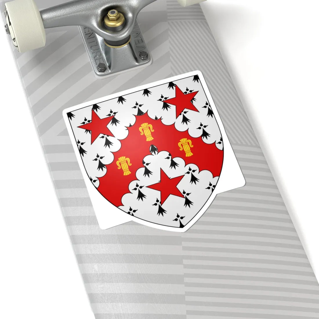 Baxter of Kincaldrum arms (Scotland) (Coat of Arms) STICKER Vinyl Kiss-Cut Decal - The Sticker Space