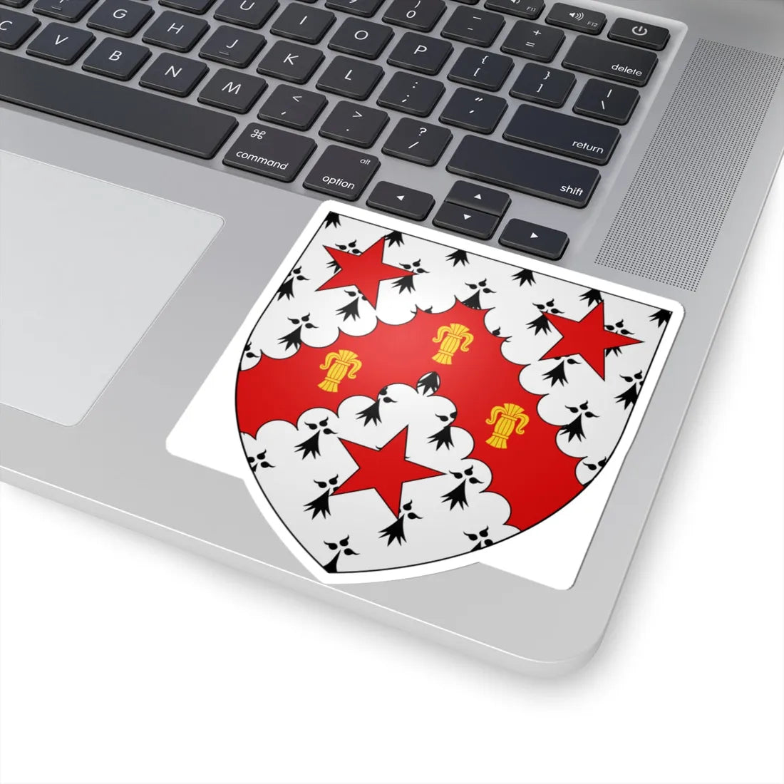 Baxter of Kincaldrum arms (Scotland) (Coat of Arms) STICKER Vinyl Kiss-Cut Decal - The Sticker Space