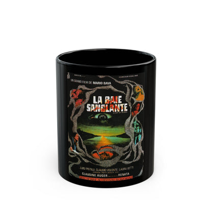 BAY OF BLOOD 1971 Movie Poster - Black Coffee Mug-11oz-The Sticker Space