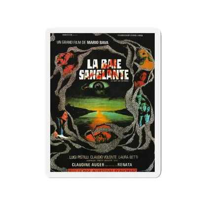 BAY OF BLOOD 1971 Movie Poster - Refrigerator Magnet 3 Inch - The Sticker Space