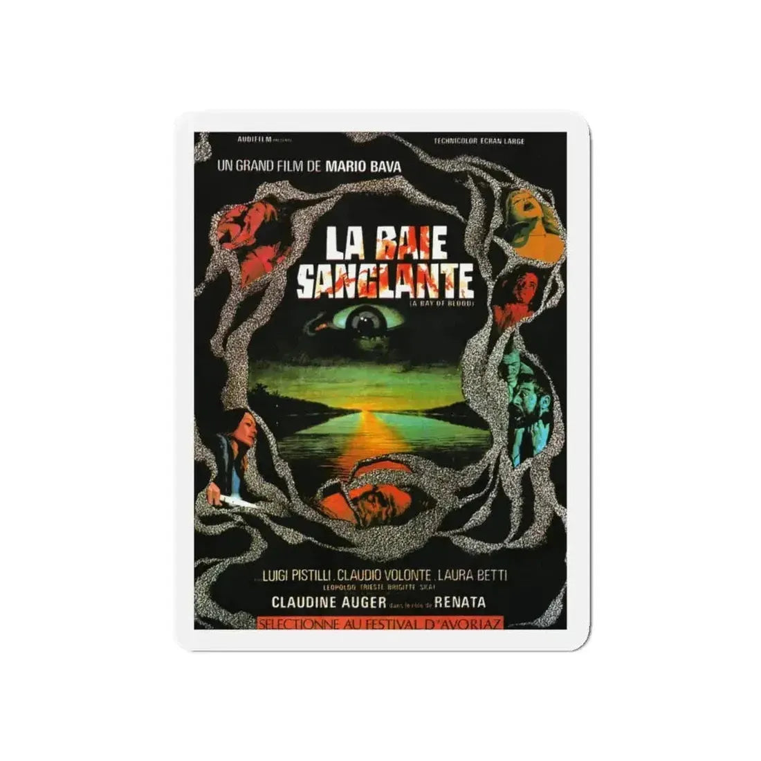 BAY OF BLOOD 1971 Movie Poster - Refrigerator Magnet - The Sticker Space