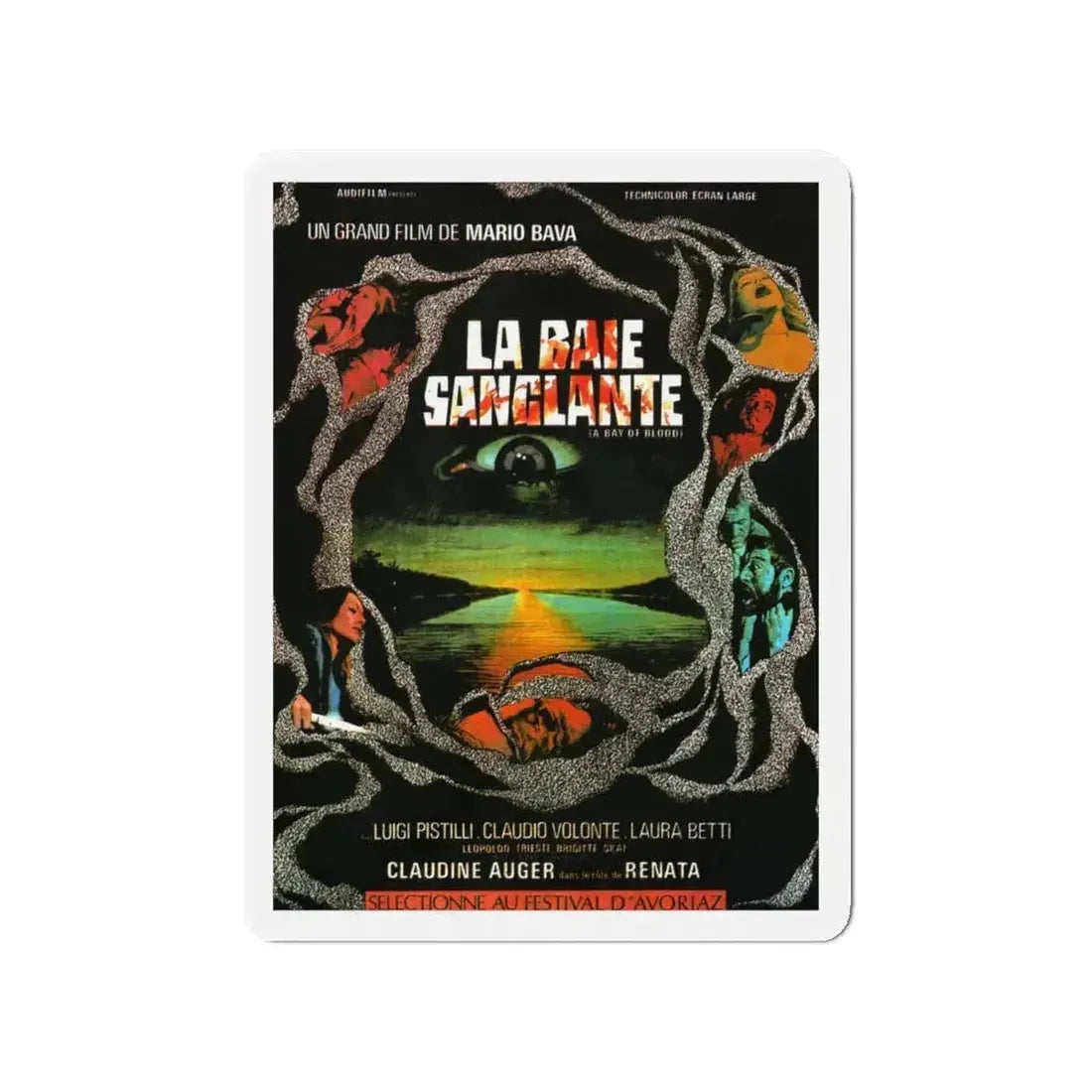 BAY OF BLOOD 1971 Movie Poster - Refrigerator Magnet - The Sticker Space