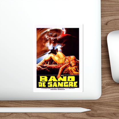 BAY OF BLOOD (ARGENTINA) 1971 Movie Poster STICKER Vinyl Die-Cut Decal-The Sticker Space