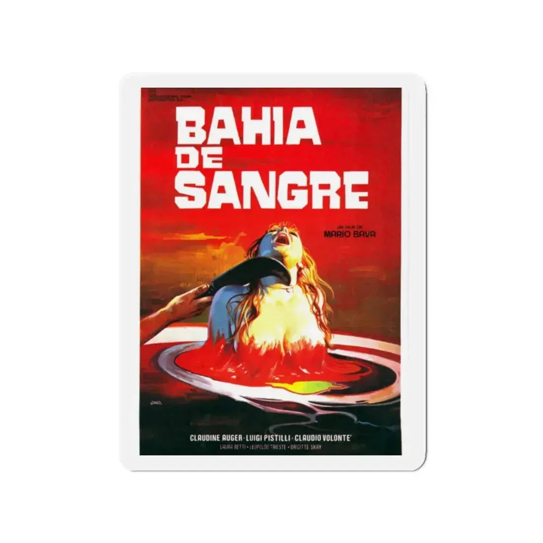 BAY OF BLOOD (ITALIAN) 1971 Movie Poster - Refrigerator Magnet 2 Inch - The Sticker Space
