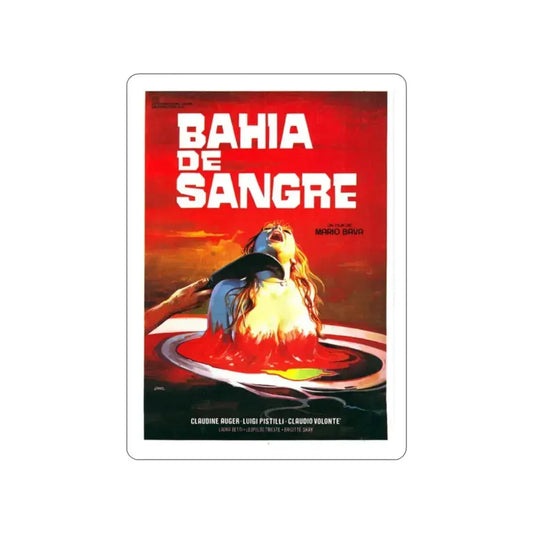 BAY OF BLOOD (ITALIAN) 1971 Movie Poster STICKER Vinyl Die-Cut Decal 2 Inch - The Sticker Space