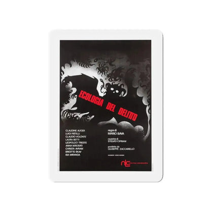 BAY OF BLOOD (ITALIAN) 3 1971 Movie Poster - Refrigerator Magnet 4 Inch - The Sticker Space