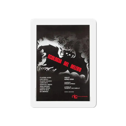 BAY OF BLOOD (ITALIAN) 3 1971 Movie Poster - Refrigerator Magnet 6 Inch - The Sticker Space