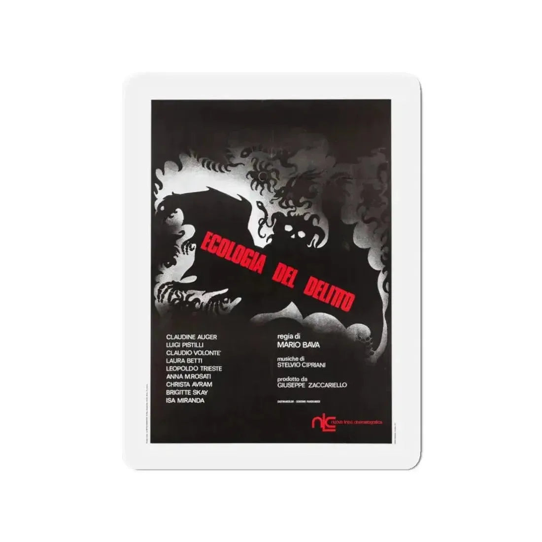 BAY OF BLOOD (ITALIAN) 3 1971 Movie Poster - Refrigerator Magnet - The Sticker Space