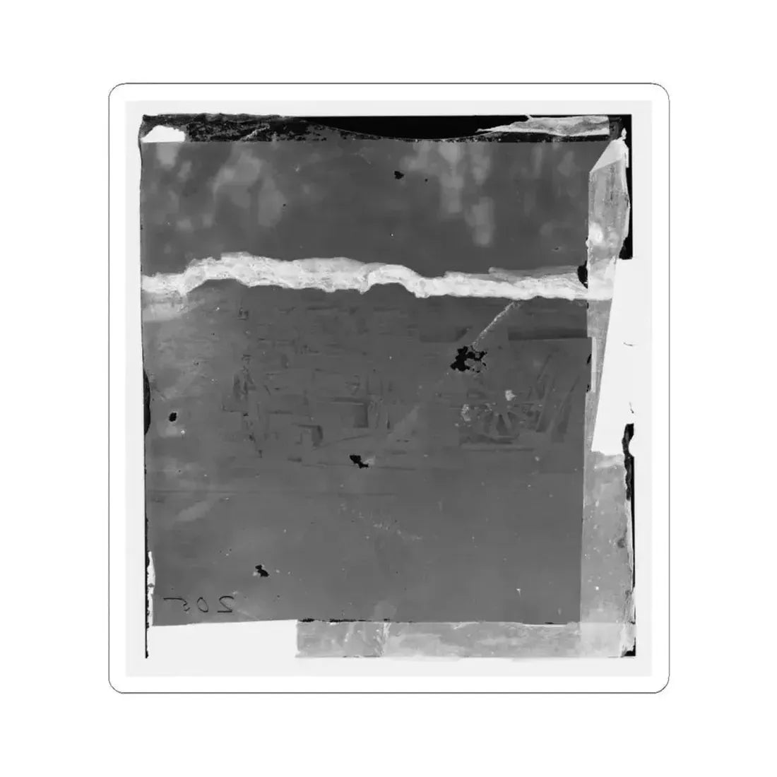 Bay Point, South Carolina. Fort Beauregard 001 (U.S. Civil War) STICKER Vinyl Kiss-Cut Decal 4 Inch White - The Sticker Space