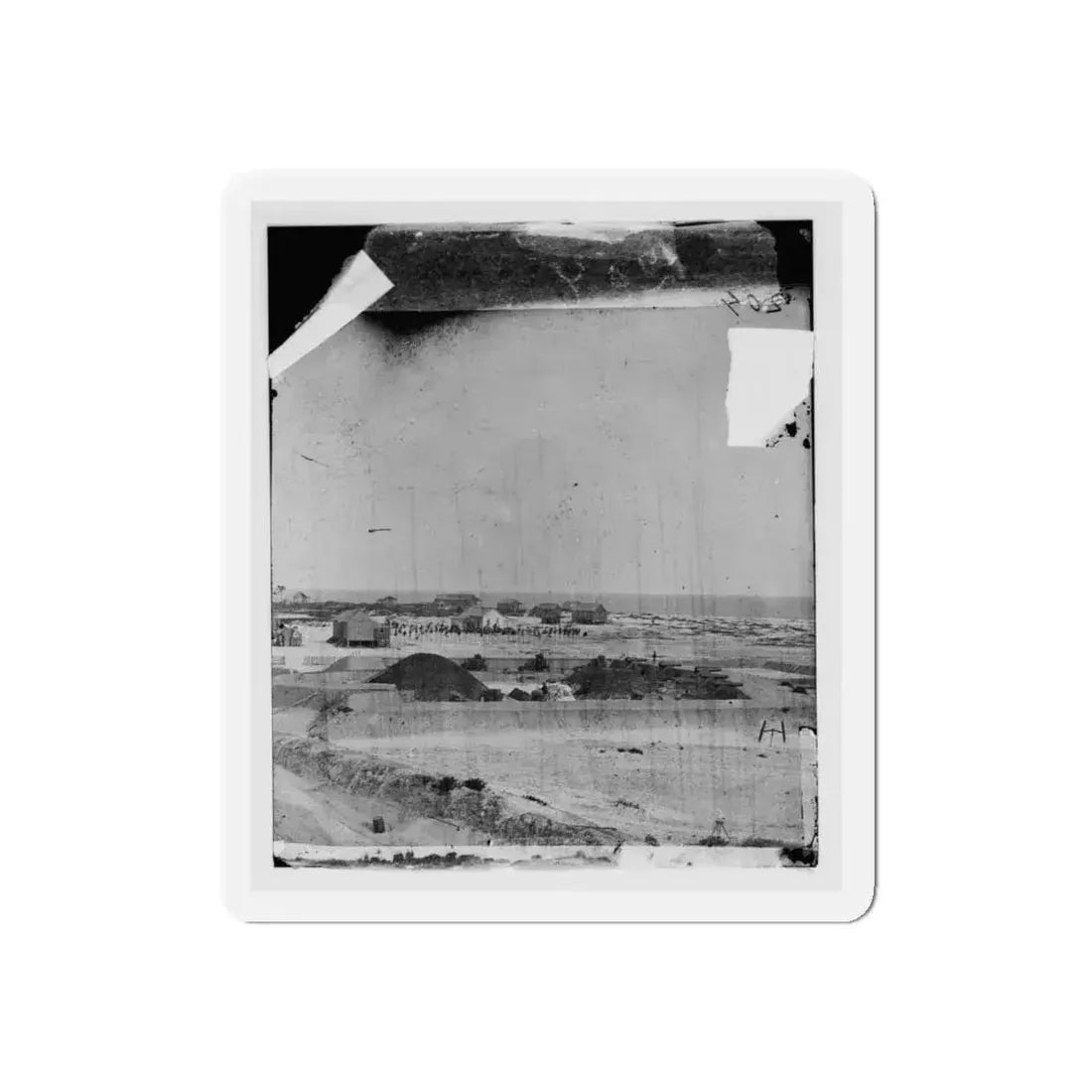 Bay Point, South Carolina. Fort Beauregard (U.S. Civil War) Refrigerator Magnet 4 Inch Die-Cut - The Sticker Space