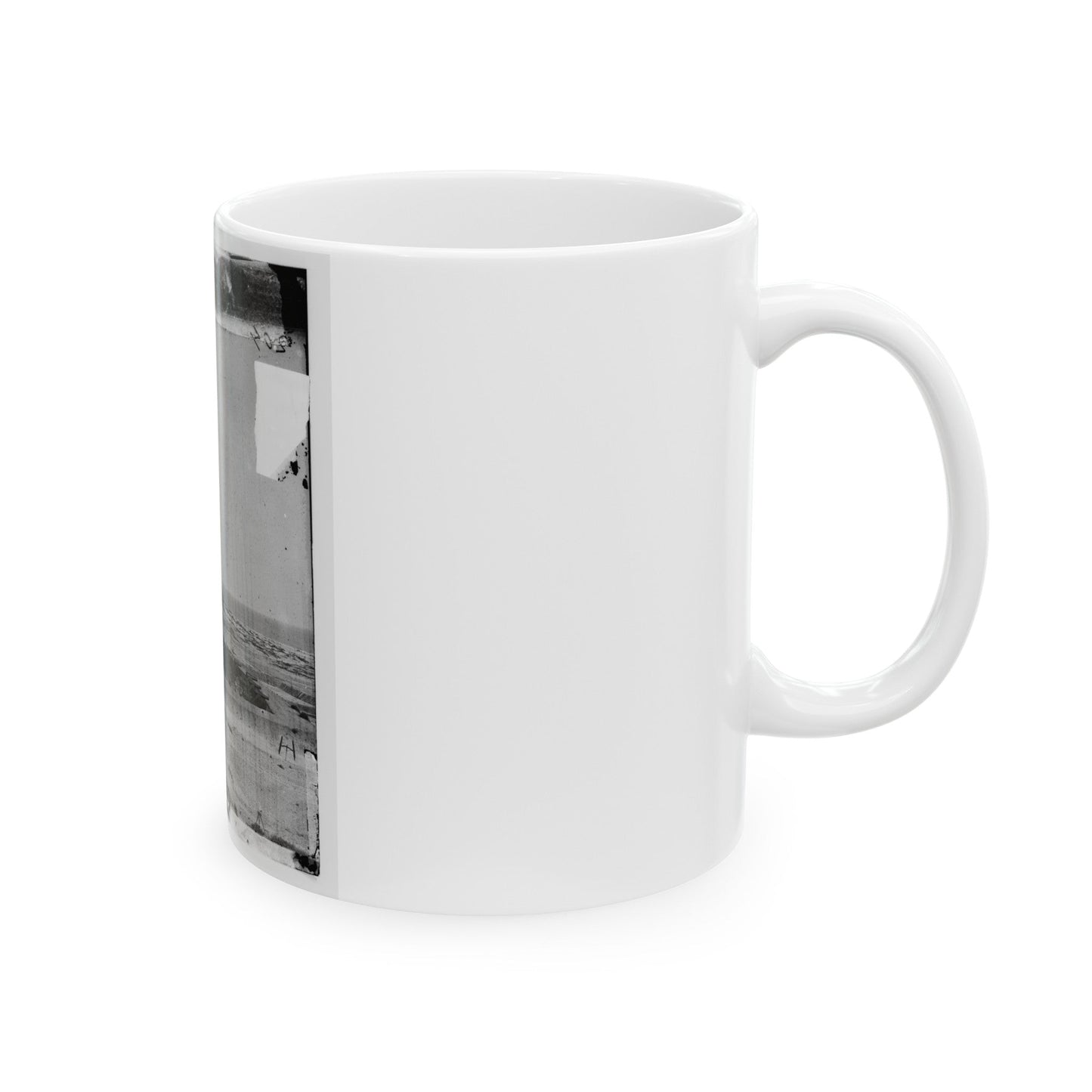 Bay Point, South Carolina. Fort Beauregard (U.S. Civil War) White Coffee Mug-The Sticker Space