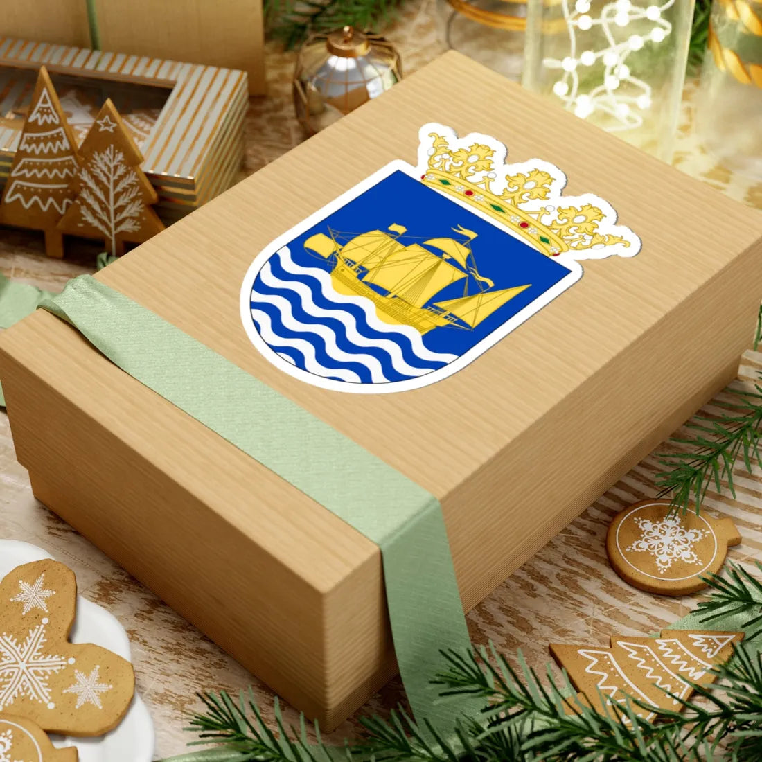 BayajaOldshield (Costa Rica) (Coat of Arms) STICKER Vinyl Kiss-Cut Decal - The Sticker Space