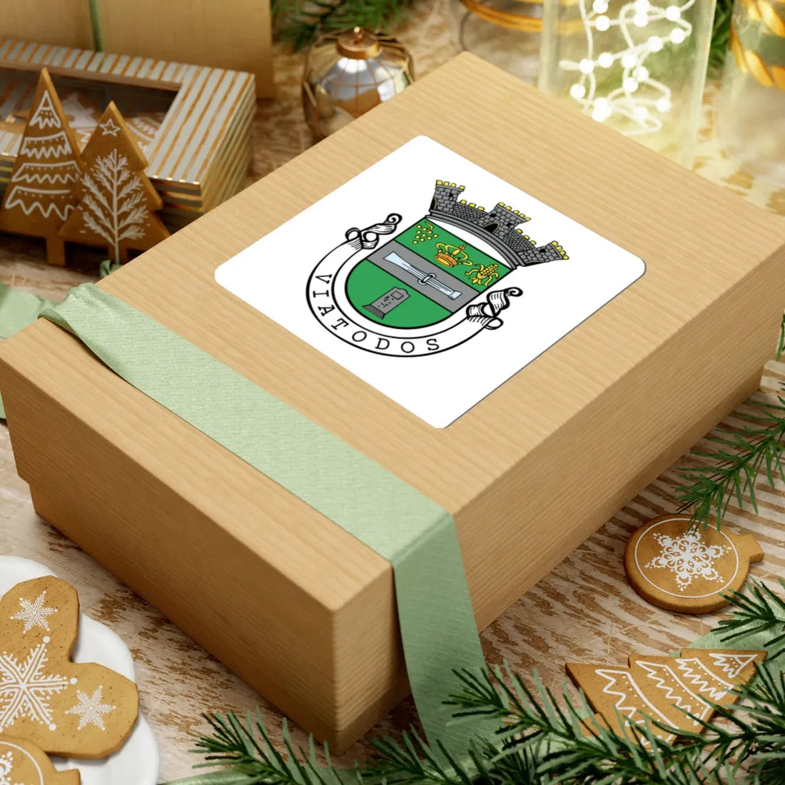 BCL-viatodos (Portugal) (Coat of Arms) STICKER Vinyl Kiss-Cut Decal - The Sticker Space