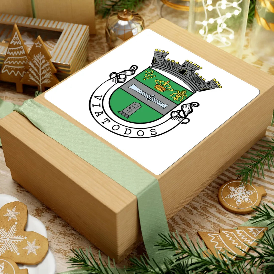 BCL-viatodos (Portugal) (Coat of Arms) STICKER Vinyl Kiss-Cut Decal - The Sticker Space