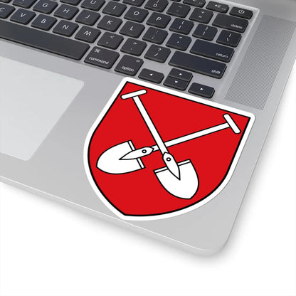 BE Buetgenbach COA (Belgium) (Coat of Arms) STICKER Vinyl Kiss-Cut Decal - The Sticker Space