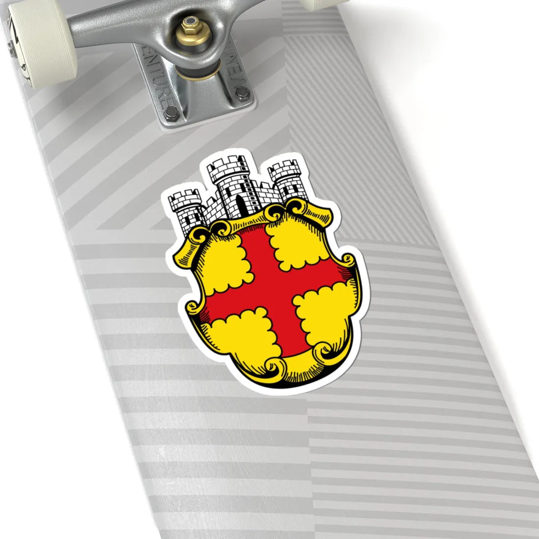 BE Eupen COA (Belgium) (Coat of Arms) STICKER Vinyl Kiss-Cut Decal - The Sticker Space